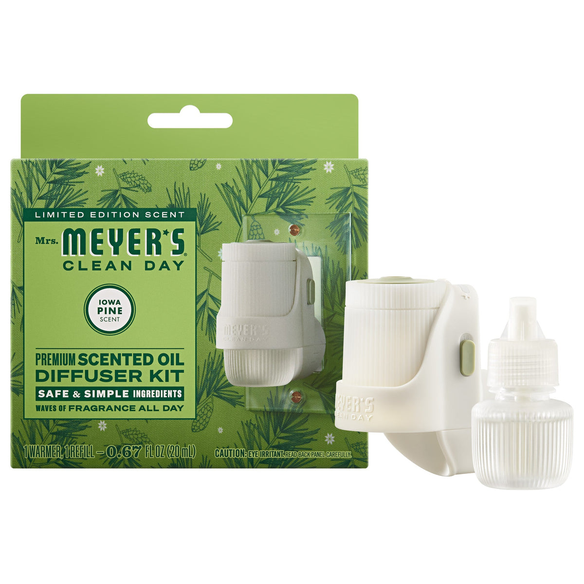 Iowa Pine Plug In Scented Oil Warmer With Refill